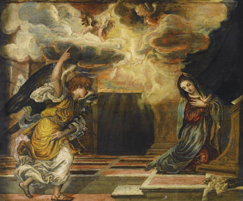 El Greco, ‘La Anunciación’:  Sold €4,358,564 <br />(1-2 / 02 2014)