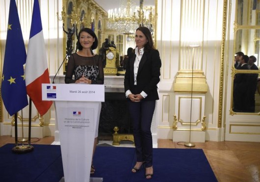Fleur Pellerin, ministre de la Culture : «J’aurai  de moderniser l’exception culturelle française»<br />(6-7 /09 2014)
