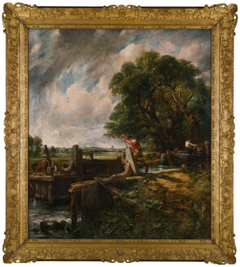 John Constable ' The Lock', 1824. Oil on canvas, unlined 139.7 by 122 cm / Sold 9,109,000 at Sotheby's