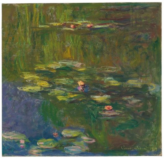 Monet, 'Le bassin aux nympheas', 1919. Oil on canvas, 99.6 x 103.7 cm / Christie's