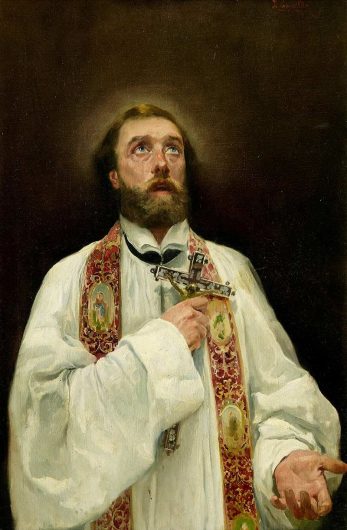 Joaquín Sorolla, 'San Francisco Javier', 189. Óleo sobre lienzo 80 x 52 cm / Alcalá Subastas