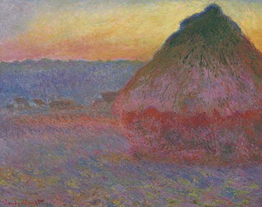 Claude Monet 'Meule', 1891. Oil on canvas, 72.7 x 92.1 cm / Christie's