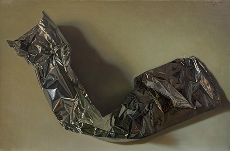 Claudio Bravo, 'Papel de aluminio' / 'Aluminum Foil', 2010. Oil on canvas,  23 5/8 x 36 1/8 inches / Available work by The Estate of Claudio Bravo